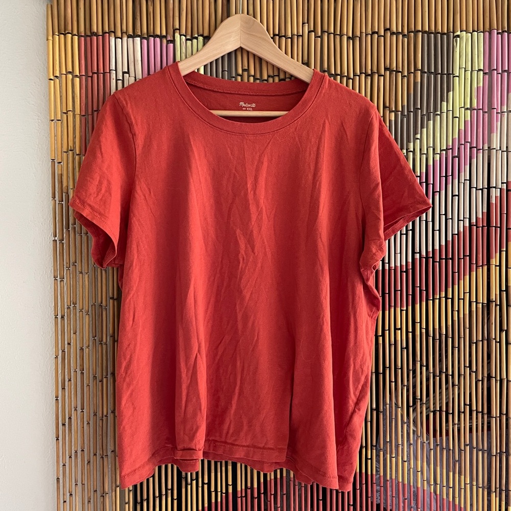 Orange Madewell Tee